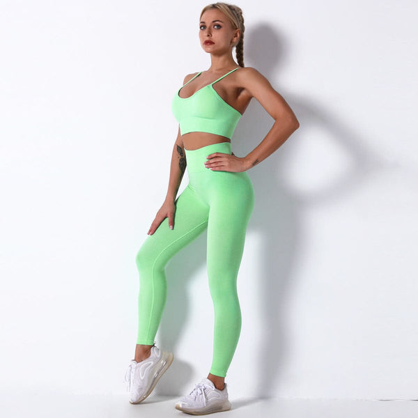 Racerback & Flow Leggings Set by Anna-Kaci