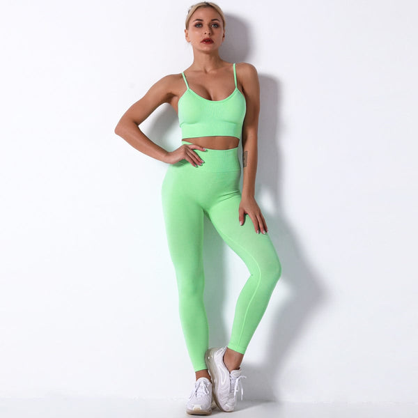 Racerback & Flow Leggings Set by Anna-Kaci