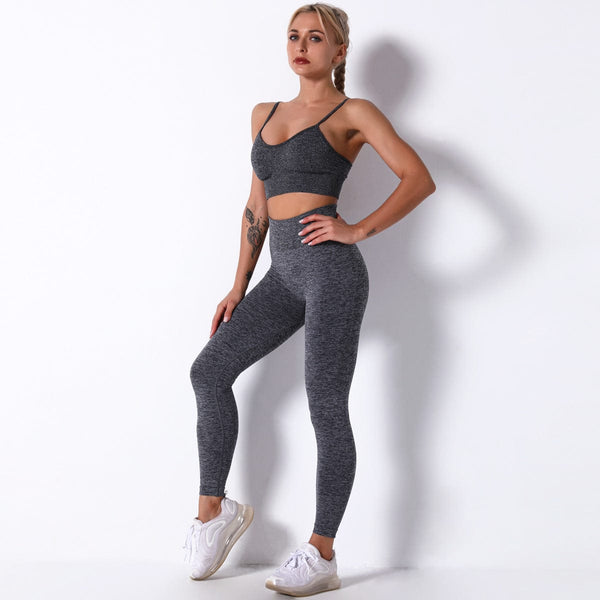 Racerback & Flow Leggings Set by Anna-Kaci