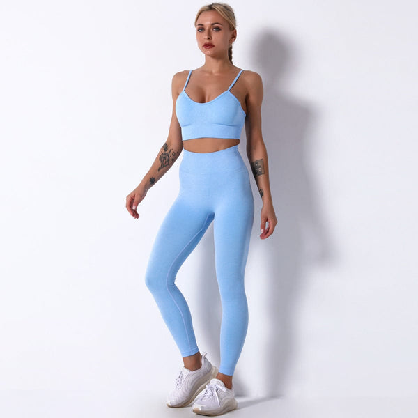 Racerback & Flow Leggings Set by Anna-Kaci