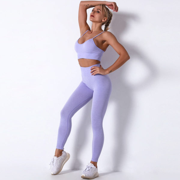 Racerback & Flow Leggings Set by Anna-Kaci