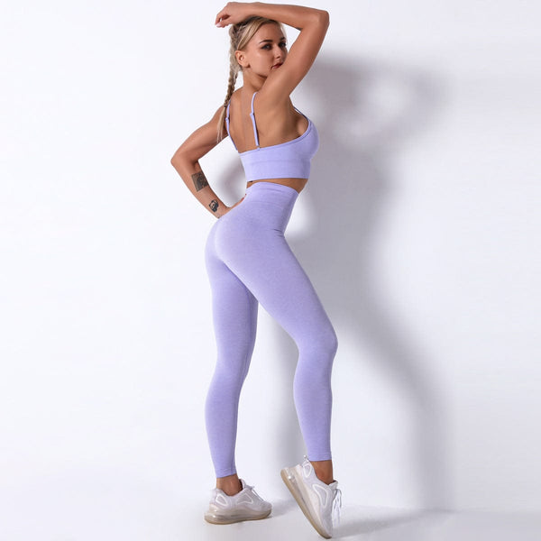 Racerback & Flow Leggings Set by Anna-Kaci