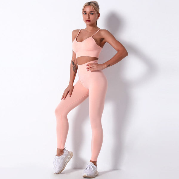 Racerback & Flow Leggings Set by Anna-Kaci