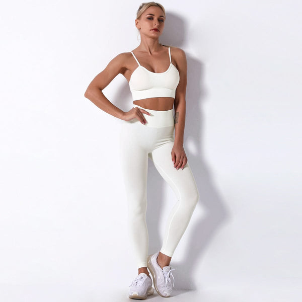 Racerback & Flow Leggings Set by Anna-Kaci