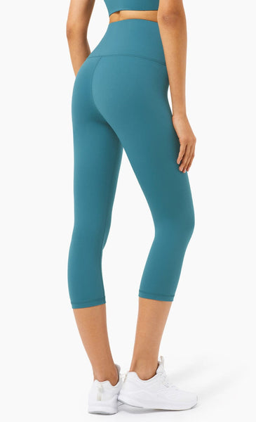 High Waisted Cropped Leggings by Anna-Kaci