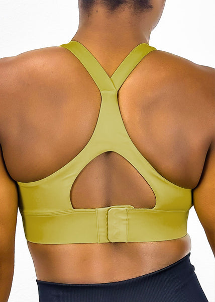 Adjustable Racerback Sports Bra by Anna-Kaci