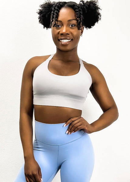 Adjustable Racerback Sports Bra by Anna-Kaci