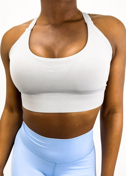 Adjustable Racerback Sports Bra by Anna-Kaci