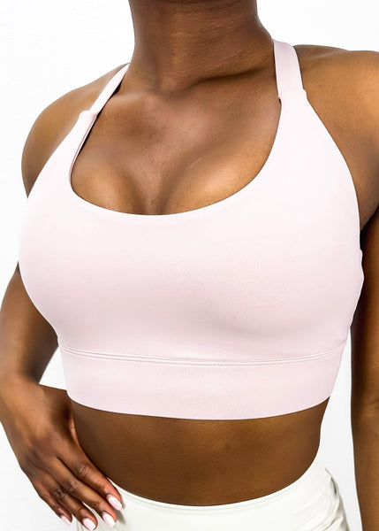 Adjustable Racerback Sports Bra by Anna-Kaci