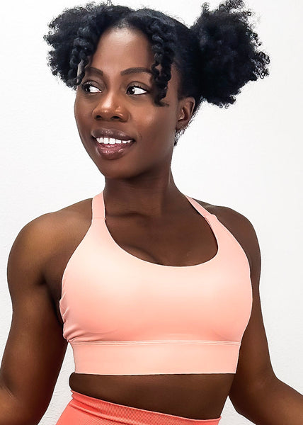 Adjustable Racerback Sports Bra by Anna-Kaci