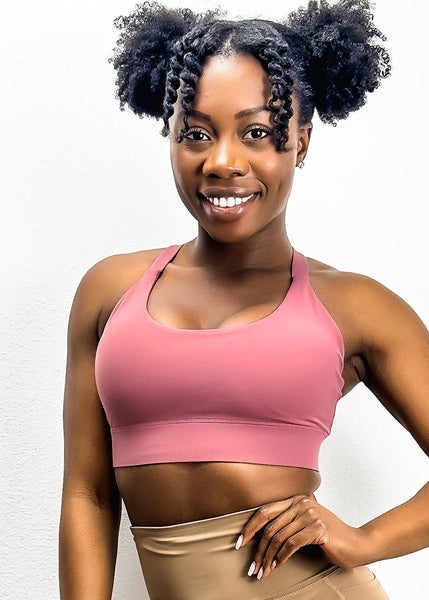 Adjustable Racerback Sports Bra by Anna-Kaci