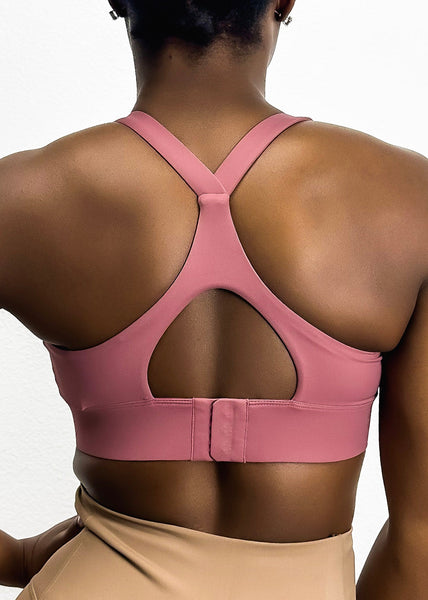 Adjustable Racerback Sports Bra by Anna-Kaci