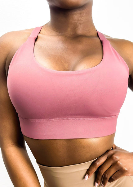 Adjustable Racerback Sports Bra by Anna-Kaci