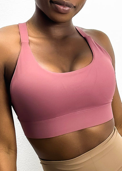 Adjustable Racerback Sports Bra by Anna-Kaci