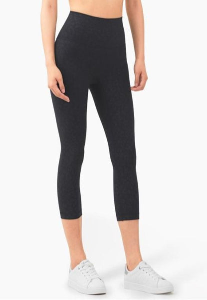 High Waist Cropped Leggings by Anna-Kaci