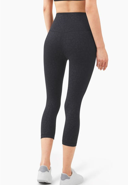 High Waist Cropped Leggings by Anna-Kaci