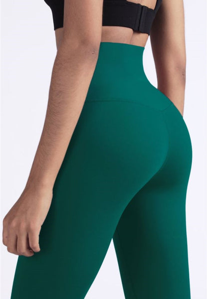 High Waist Cropped Leggings by Anna-Kaci