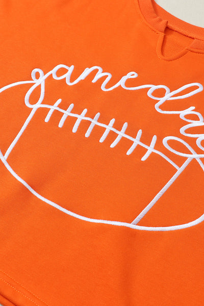 Indy Game Day Notched Neck Sweatshirt by Threaded Pear - The Cheeky Wink