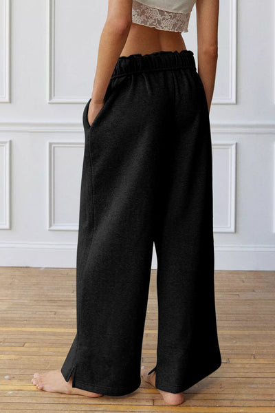 Greta Elastic High Waist Drawstring Sweatpants by Threaded Pear