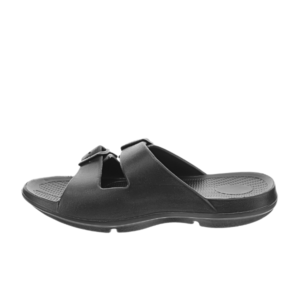 Sovella Active Recovery Sandals Men's PF Buckle Slide Black