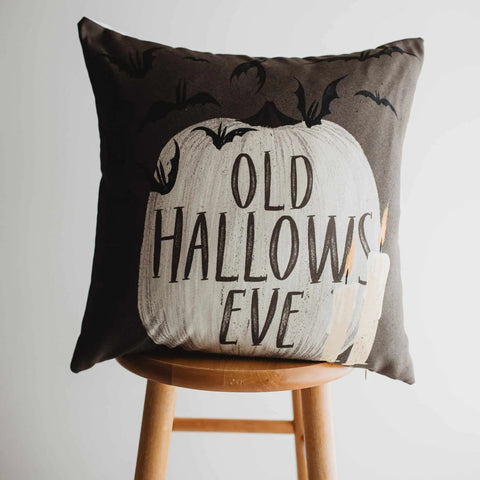 Old Hallows Eve Pumpkin Pillow Cover |  Halloween decor | Farmhouse Pillows | Country Decor | Fall Throw Pillows | Cute Throw Pillows | Gift by UniikPillows