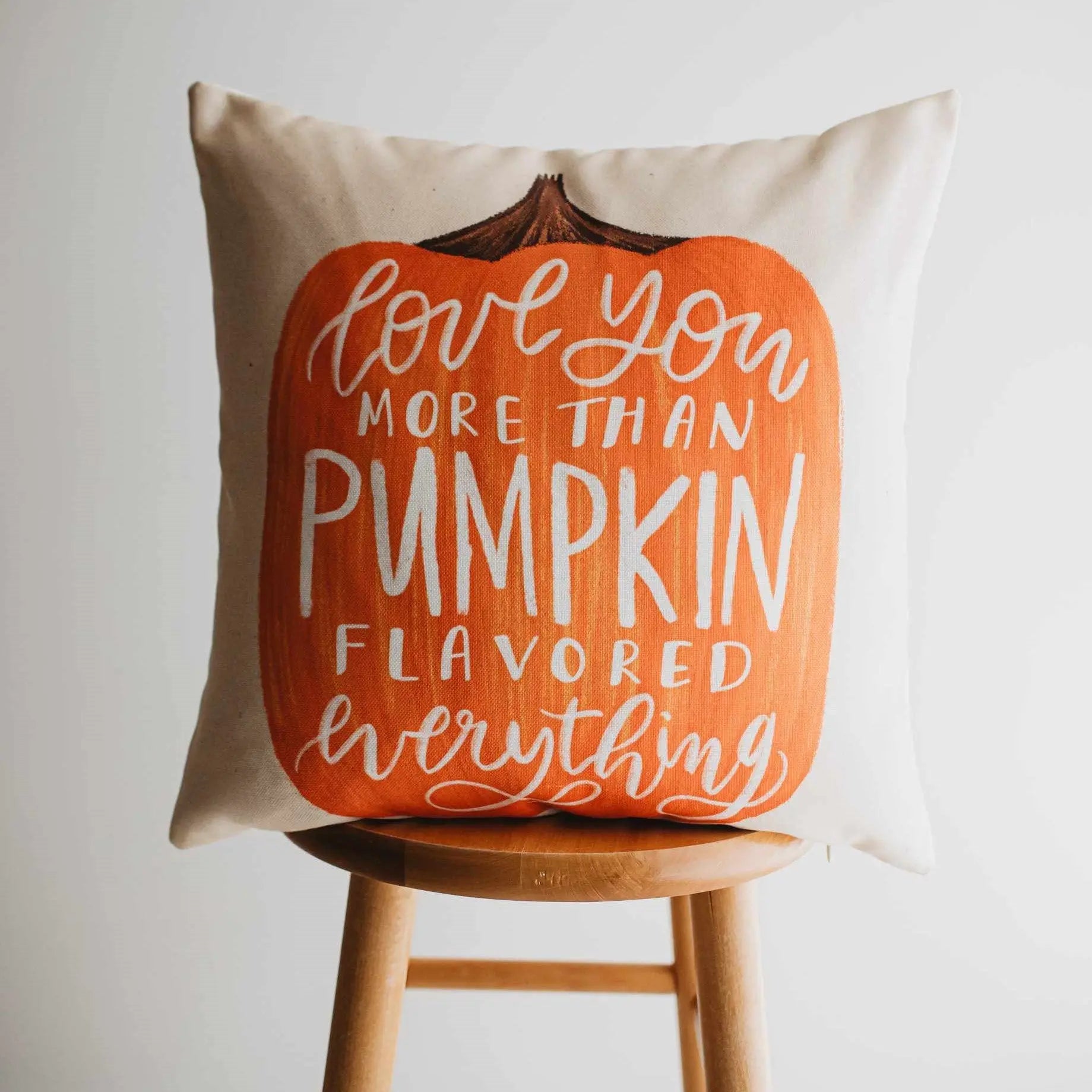 Primitive Pumpkin Decor Pillow Cover |  Thanksgiving Décor | Farmhouse Pillows | Country Decor | Fall Throw Pillows | Cute Throw Pillows by UniikPillows