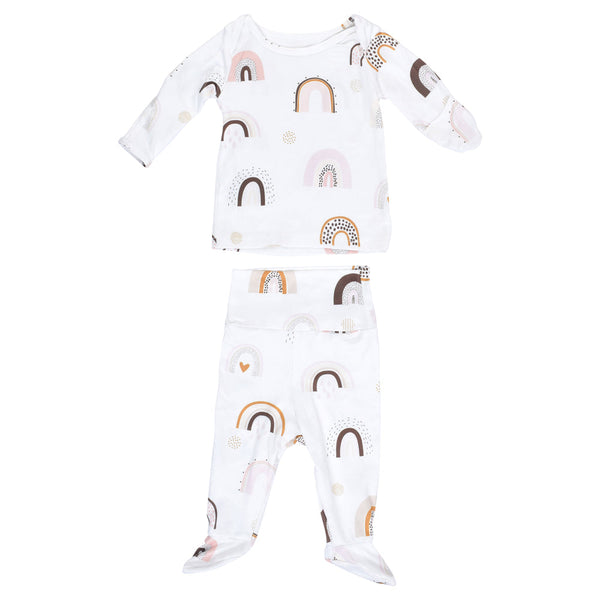 Rainbow Jammies by Three Little Tots - The Cheeky Wink