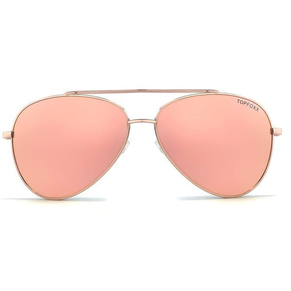 Rose Gold Sunglasses | Amelia - Rose Gold | The Cheeky Wink