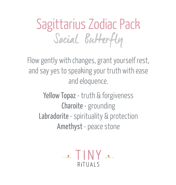 Sagittarius Bracelet Set by Tiny Rituals