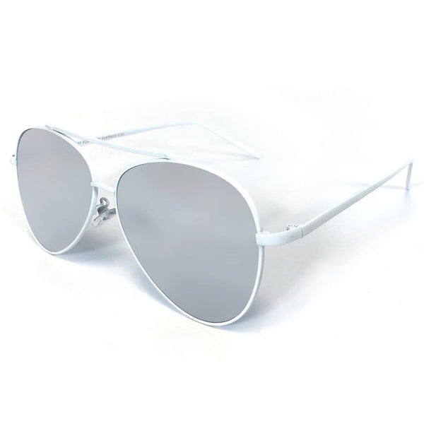 Silver Lens Sunglasses | Amelia - Silver | The Cheeky Wink