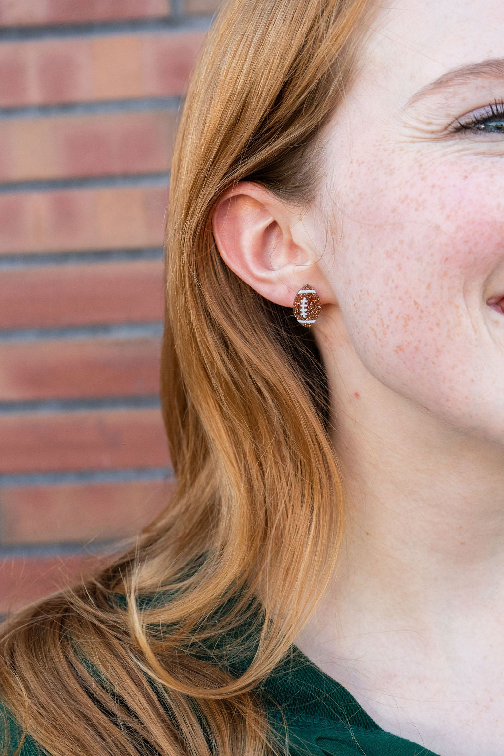 Glitter Football Studs by Spiffy & Splendid - The Cheeky Wink