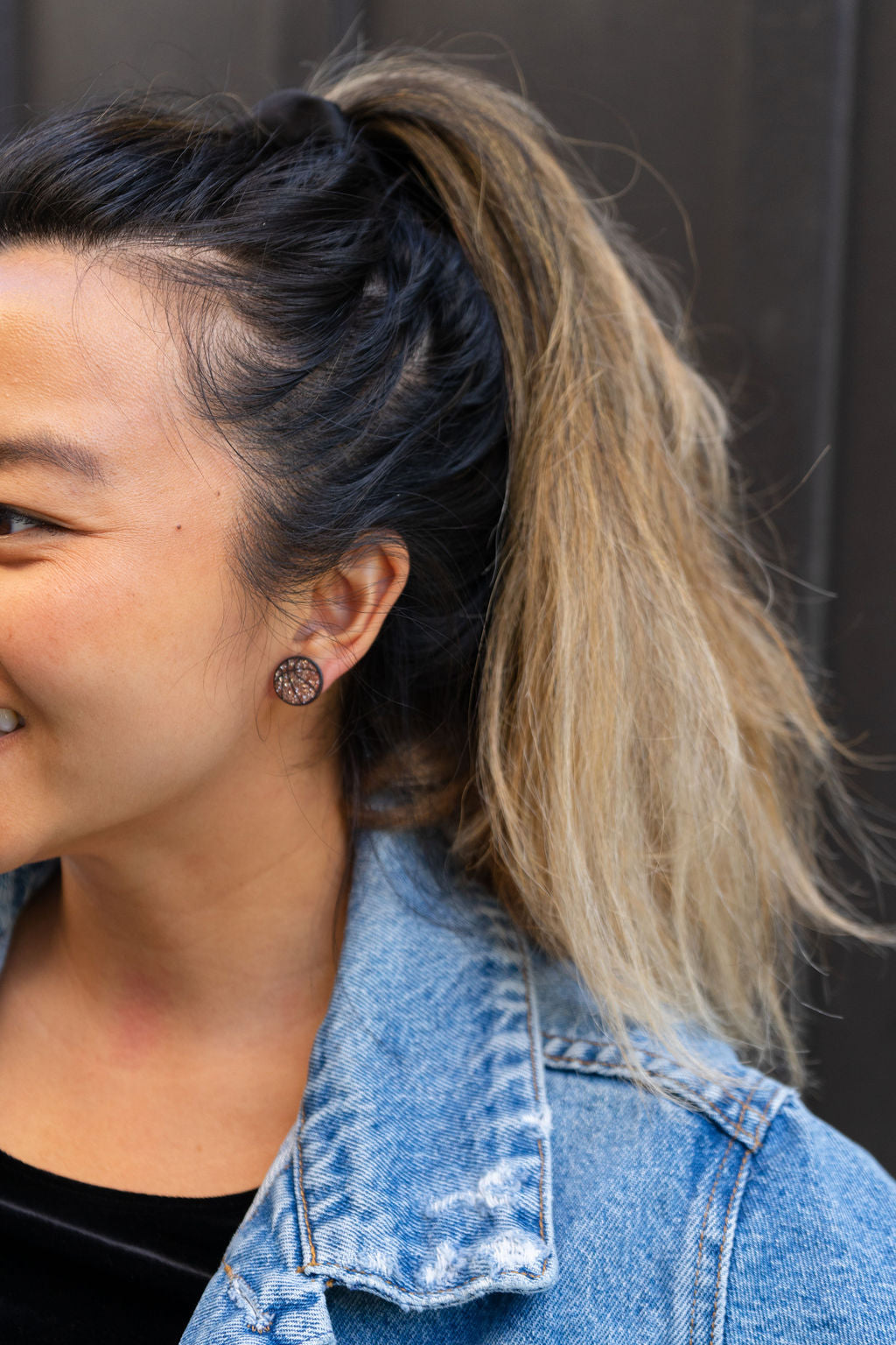 Glitter Basketball Studs by Spiffy & Splendid - The Cheeky Wink