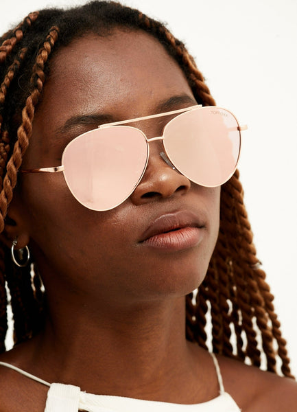 Rose Gold Sunglasses | Amelia - Rose Gold | The Cheeky Wink