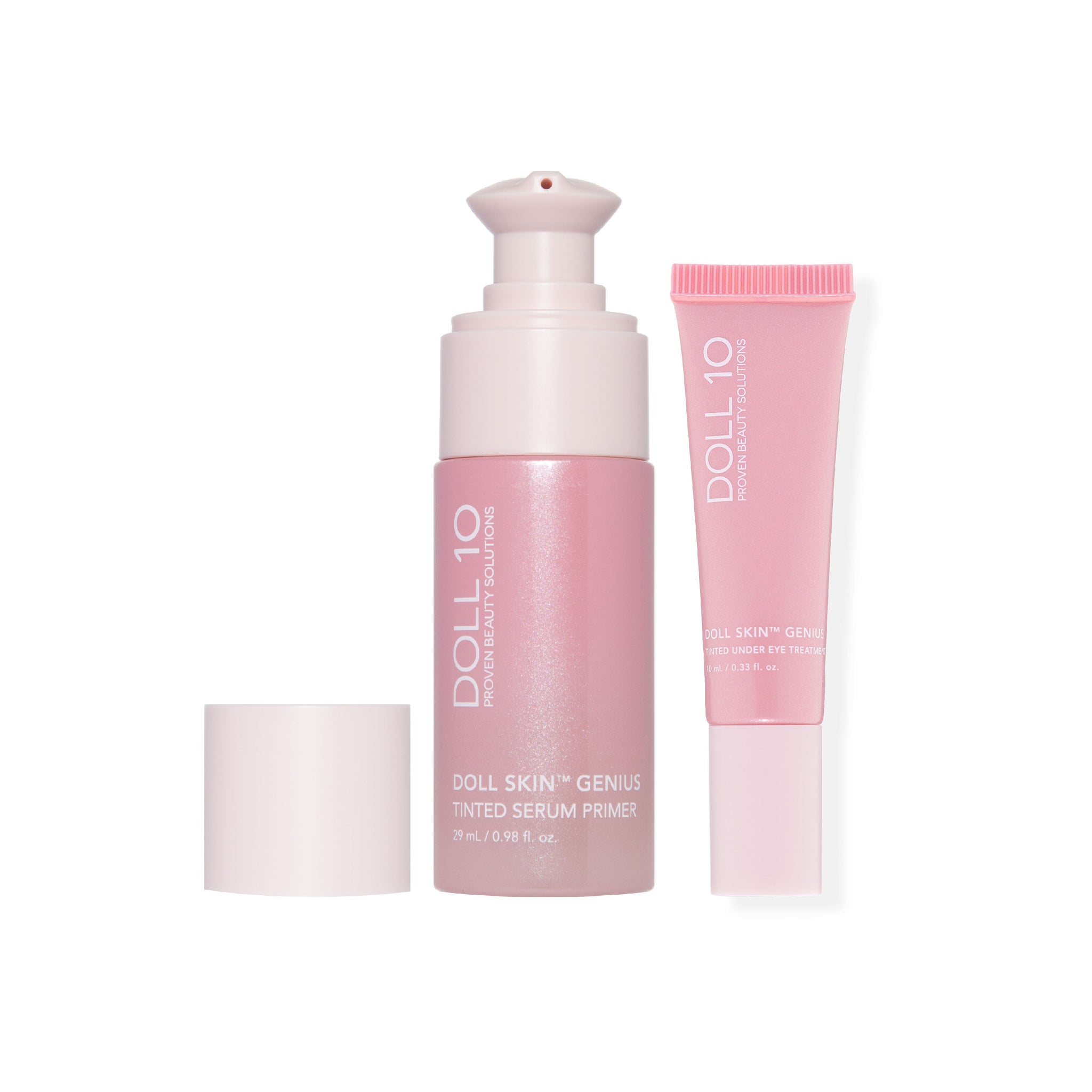 Tinted Serum Primer & Tinted Undereye Treatment by Doll 10 Beauty