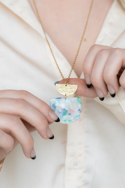 Harper Necklace - Tortoise by Spiffy & Splendid