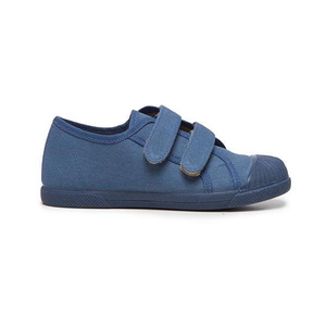 Canvas Double Sneakers in Indigo by childrenchic - The Cheeky Wink