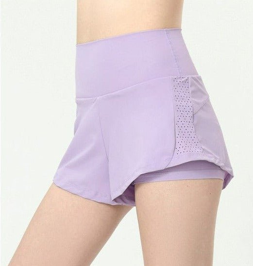 Active Shorts with Back Zipper Pocket by Anna - Kaci - The Cheeky Wink