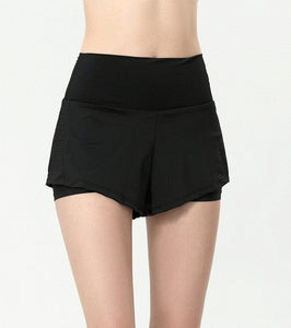 Active Shorts with Back Zipper Pocket by Anna - Kaci - The Cheeky Wink