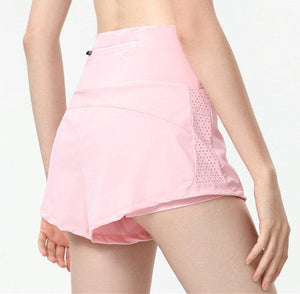 Active Shorts with Back Zipper Pocket by Anna - Kaci - The Cheeky Wink