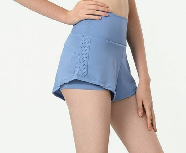 Active Shorts with Back Zipper Pocket by Anna - Kaci - The Cheeky Wink