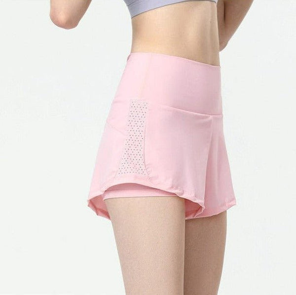 Active Shorts with Back Zipper Pocket by Anna - Kaci - The Cheeky Wink