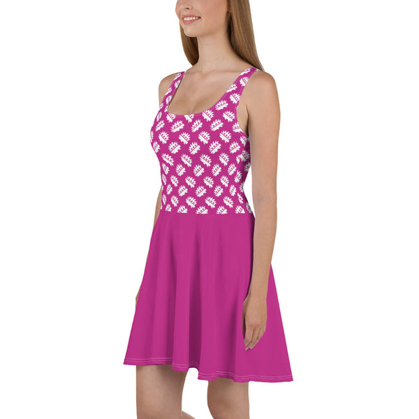 Pink Porcupine Skater Dress by Proud Libertarian