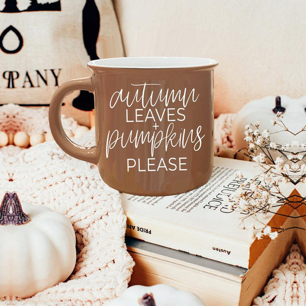 Autumn Leaves Mug by Gia Roma