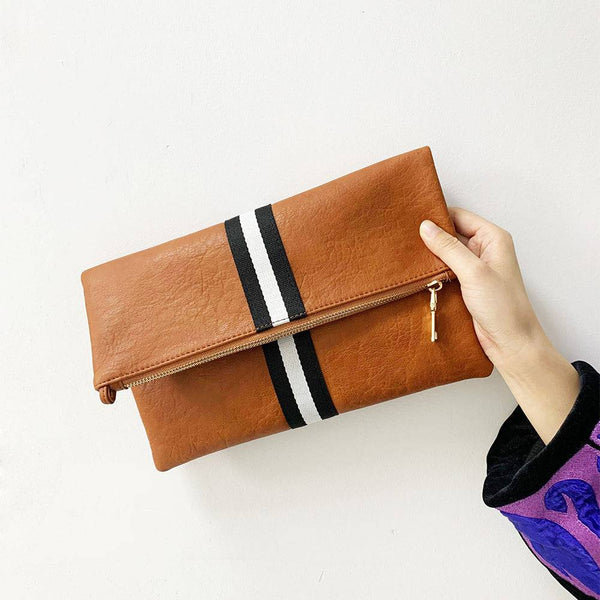 Toni Fold Over Clutch by Threaded Pear