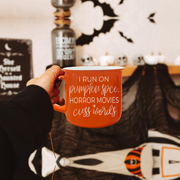 Pumpkin + Horror Mug by Gia Roma