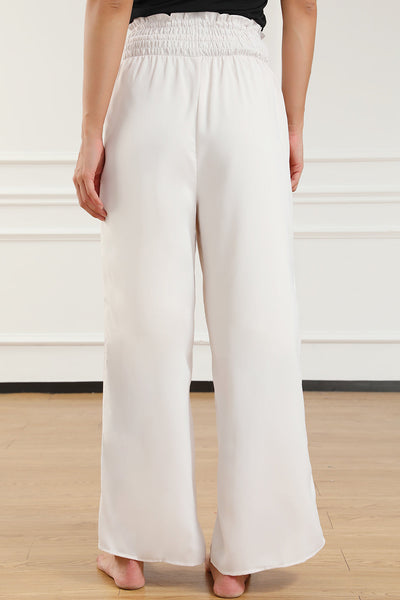 Kendra Smocked High Waist Wide Leg Pants by Threaded Pear