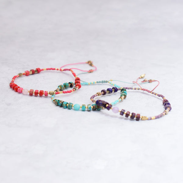 Gems Bracelet Set by ClaudiaG Collection