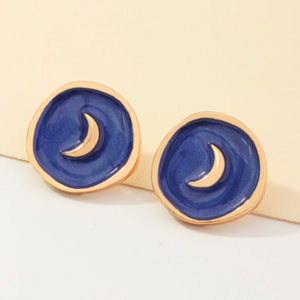 Astral Earrings Navy by ClaudiaG Collection