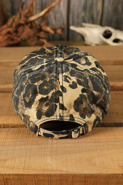 Leopard MAMA Baseball Cap by Threaded Pear