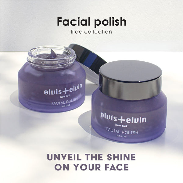 elvis+elvin Lilac Facial Polish by elvis+elvin